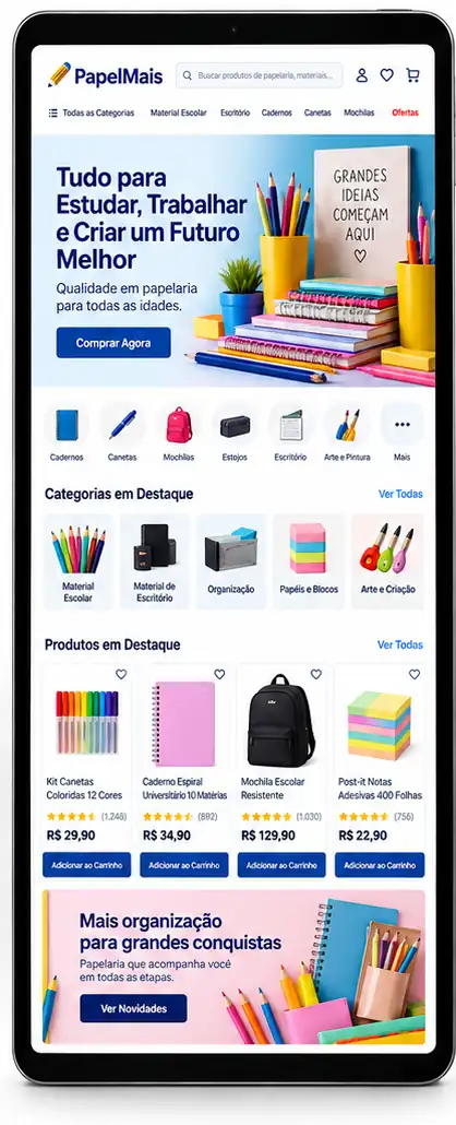 Suporte para site de escola
