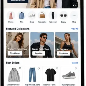 Criação de site para Loja de Moda Feminina Elegante