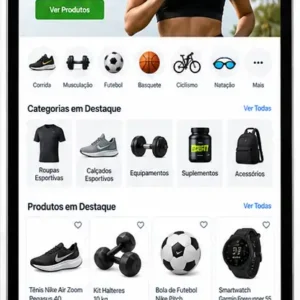 Criação de site para Loja de Moda Fitness
