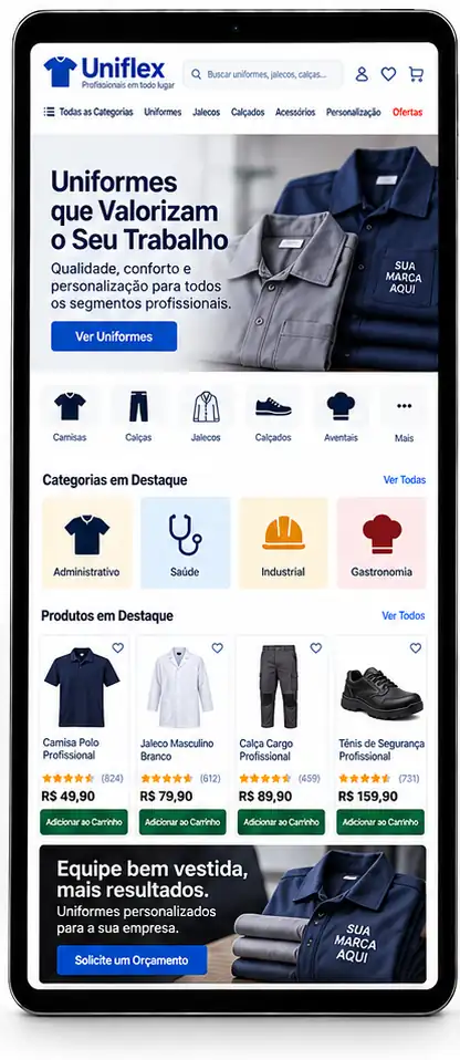 Criação de Loja Virtual