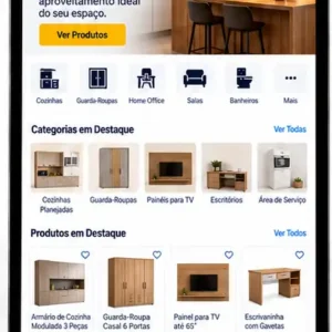 Criação de site para Loja de Móveis para Sala