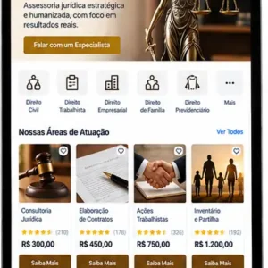 Criação de site para Loja de Móveis Rústicos
