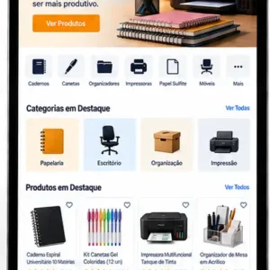 Criação de site para Loja de Organização e Escritório