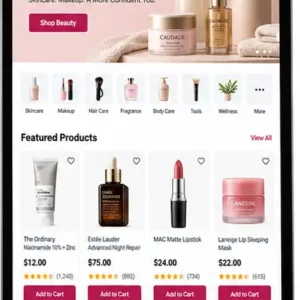 Criação de site para Loja de Perfumes e Cosméticos