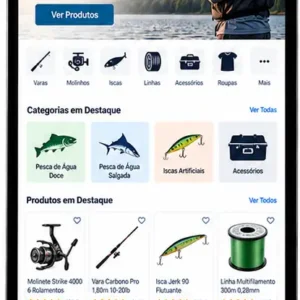 Criação de site para Loja de Pesca e Camping