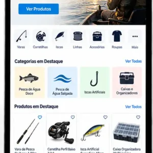 Criação de site para Loja de Pesca Esportiva