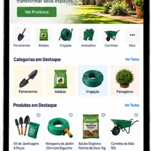 Criação de site para Loja de Plantas e Jardinagem