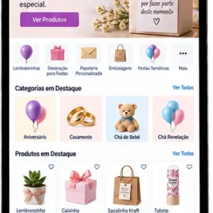 Criação de site para Loja de Presentes e Papelaria