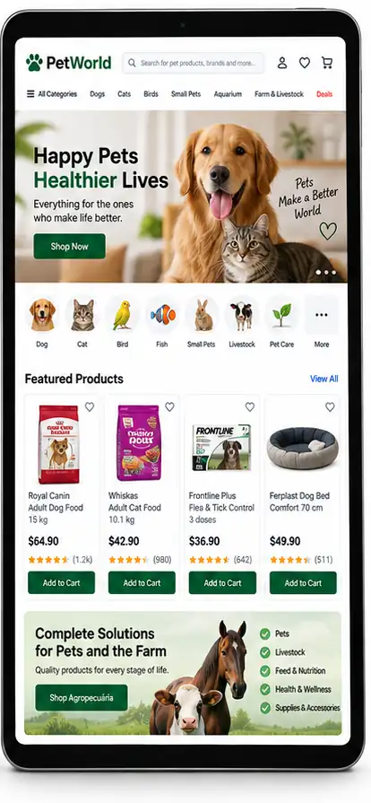 Site com Produtos e Pedidos