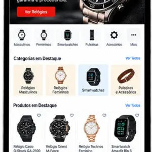 Loja De Relógios Criação de Site Profissional e Desenvolvimento de Site