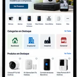 Criação de site para Loja de Segurança Eletrônica