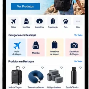 Criação de site para Loja de Viagem e Acessórios