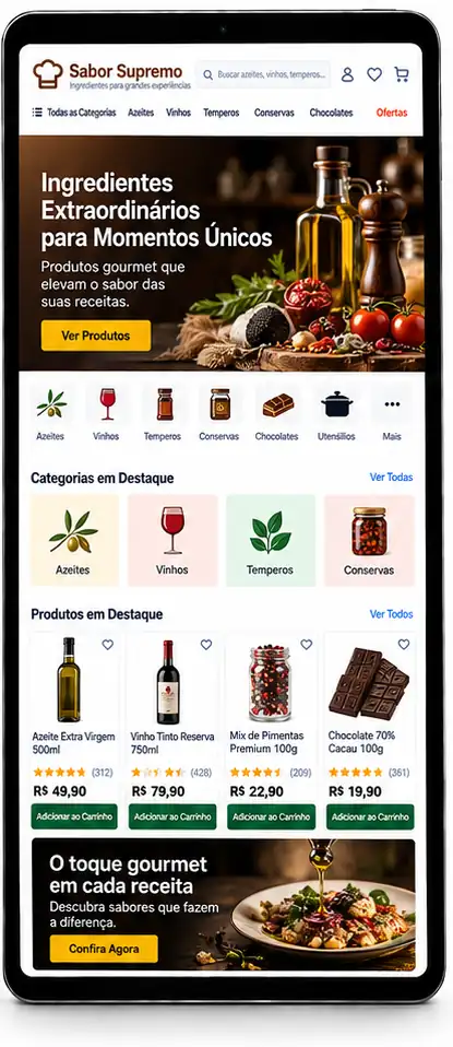 Site Comercial para Vendas