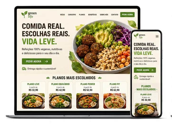 Criação de Sites para Restaurantes