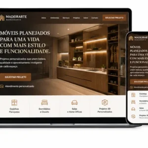 Criação de site para Móveis Planejados Sob Medida