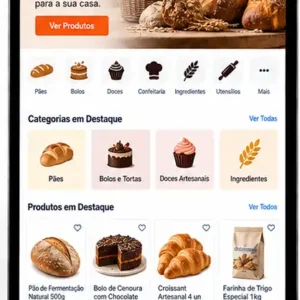 Catálogo Online com WhatsApp para Padaria: Produtos e Atendimento