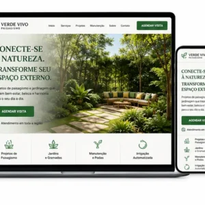 Criação de site para Paisagismo e Jardinagem
