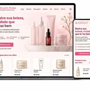 Criação de site para Perfumaria e Cosméticos