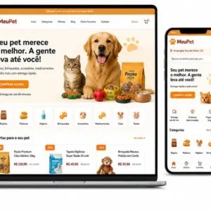 Pet Shop Online Criação de Site e Desenvolvimento de Site