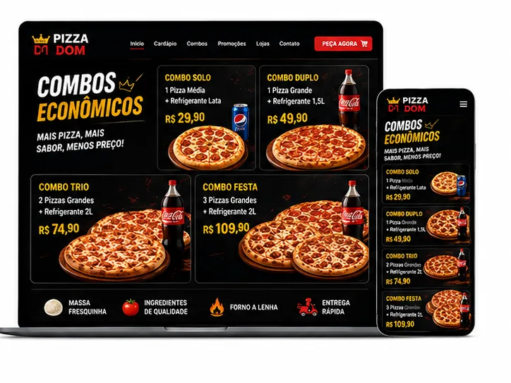 Criação de Sites para Restaurantes