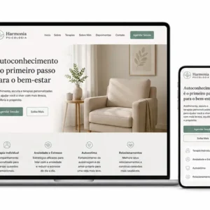 Psicólogo e Terapia Criação de Site e Desenvolvimento de Site
