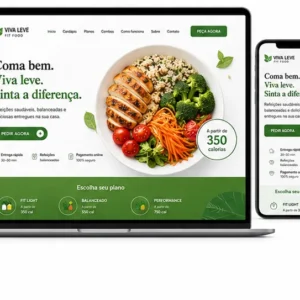 Restaurante Saudável Criação de Site e Desenvolvimento de Site