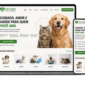 Criação de site para Veterinária 24 Horas